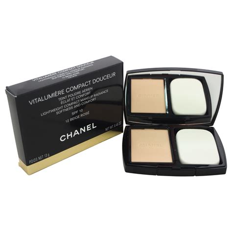 chanel vitalumiere compact douceur 12 beige rose|chanel vitalumiere foundation boots.